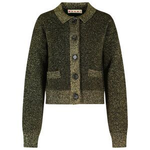 Marni Black Wool Cardigan Women